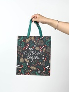 Набор новогодних пакетов «Еловый лес» - фото 809317748