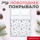 Покрывало LoveLife 1,5 сп "Зимняя сказка" 150*210±5см, микрофайбер, 100% п/э 9629500 - фото 13700379