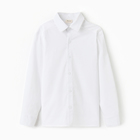Рубашка для мальчика MINAKU: School Collection, цвет белый, рост 128 см - Фото 6