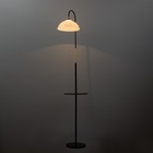 Торшер напольный BayerLux «Алонзо», 1×15 Вт, Е27, черный, 42×42×165 см - Фото 2