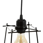 Светильник BayerLux «Анджело» 1×40 Вт Е27 черный 18×18×70 см - фото 4672974