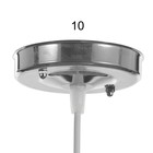 Светильник BayerLux «Анджело» 1×40 Вт Е27 хром 18×18×70 см - фото 4672981