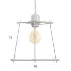 Светильник BayerLux «Анджело» 1×40 Вт Е27 белый 18×18×70 см - фото 3967669