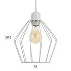 Светильник BayerLux "Арландо" 1х40Вт Е27 белый 20х20х70см 9862970