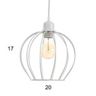 Светильник BayerLux «Батиста» 3×40 Вт Е27 белый 37×37×90 см - фото 45833618