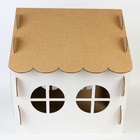 Домик с когтеточкой, 45×41×45.5 см - Фото 3