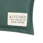 Подушка декоративная «Этель», 30×50±1 см, 100% хлопок, тёмно-зелёная - Фото 4