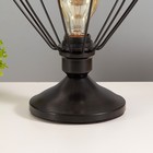 Настольная лампа "Шерен" 1х40Вт Е27 черный RISALUX - Фото 4