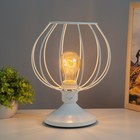 Настольная лампа "Руана" 1х40Вт Е27 белый RISALUX - Фото 2