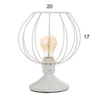Настольная лампа "Руана" 1х40Вт Е27 белый RISALUX - Фото 6