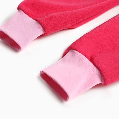 Комбинезон для девочки, малиновый, рост 92-98 см