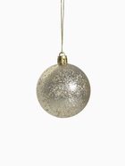 Ёлочные игрушки «Ретро», шары новогодние, d=6 см, набор 6 шт., жёлтый/красный - Фото 3