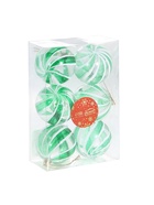 Ёлочные игрушки «Ариан», шары новогодние, d=6 см, набор 6 шт., зелёный - Фото 4