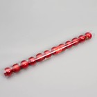Ёлочные игрушки «Агнет», шары новогодние, d=5 см, набор 12 шт., диско, красный - Фото 2