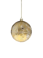 Ёлочные игрушки «Бахор», шары новогодние, d=8 см, набор 5 шт., винтаж, золото  (артикул 9510459)  большой выбор товаров оптом и в розницу по низким ценам с доставкой