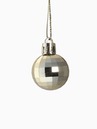 Ёлочные игрушки «Агнет», шары новогодние, d=3 см, набор 14 шт., полосы, узор, золотистый/серебристый 9510462