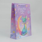 Пакет подарочный новогодний ламинированный «Волшебство», L 28 х 38 х 9 см, Новый год (комплект 2 шт) - фото 22877196