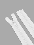 Молния «Трактор», №5, разъёмная, замок автомат, 80 см, белая - Фото 2