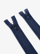 Молния «Трактор», №5, разъёмная, 2 замка, замки автомат, 100 см, тёмно-синяя - Фото 3