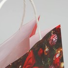Пакет крафтовый «С Новым годом!», 22 × 25 × 12 см - Фото 3