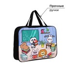 Папка для труда, А4, текстильная, 35×27×7 см «Корея» - Фото 4