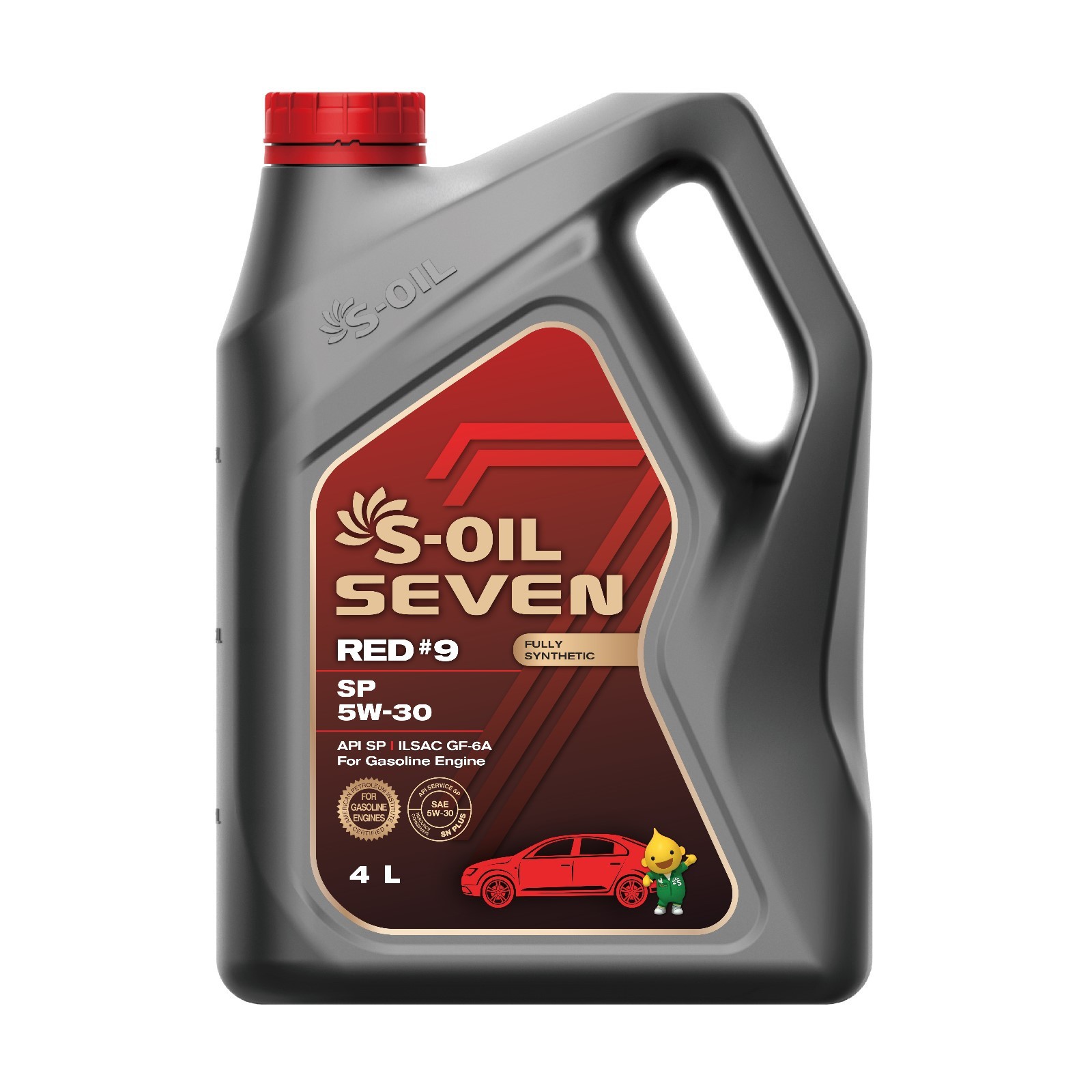 Масло моторное S-OIL RED #9, 5W-30, SP, синтетическое, 4 л (10001515) -  Купить по цене от 2 288.00 руб. | Интернет магазин SIMA-LAND.RU