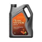 Масло трансмиссионное S-OIL ATF VI, синтетическое, 4 л 10001525 - фото 2557690