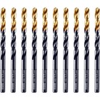 Сверло по металу DENZEL 717214, 5,5 мм, HSS-Tin, Golden Tip, 10 шт. - фото 305832464