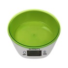 Весы кухонные Luzon LKVB-501, электронные, до 5 кг, чаша 1.3 л, зеленые - фото 7364677