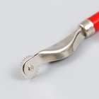Шовный маркер пластик, металл, красная ручка 15,5 см - Фото 3