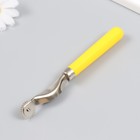 Шовный маркер пластик, металл, жёлтая ручка 15,5 см - фото 320065525