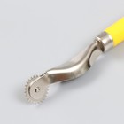 Шовный маркер пластик, металл, жёлтая ручка 15,5 см - Фото 3