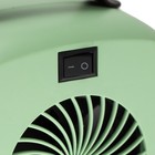 Мини тепловентилятор настольный LTO-01, 500Вт, 4м2, от сети, зелёный - фото 7364839