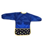 Фартук-накидка с рукавами для труда 610 х 440 мм, 3 кармана, Calligrata, "Жирафик" синий - фото 10959446