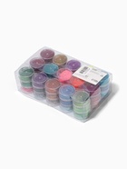 УЦЕНКА Блёстки для декора ногтей, набор, 45 шт, разноцветные - Фото 2