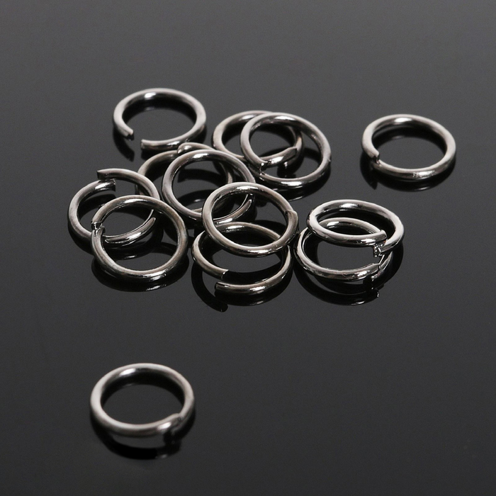 Кольцо соединительное 0,6х5мм (1кг) СМ-973, цвет серый