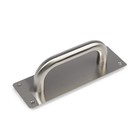 Ручка дверная, цвет нержавеющая сталь, 200×65 мм - Фото 6