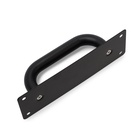 Ручка дверная, чёрная, 200×65 мм - Фото 4