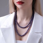 Бусы «Классика» шар №8, цвет фиолетовый, L=140 см - Фото 1