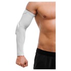 Рукав спортивный компрессионный с защитой ONLYTOP, р. L, цвет белый - Фото 2