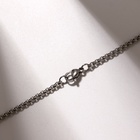 Кулон «Крест» готика, цвет серебро, 60 см - фото 28490151