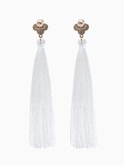 Серьги «Кисти», цвет белый в золоте, L кисти 8.7 см - Фото 2