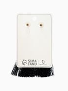 Серьги «Кисти», цвет чёрный в золоте, L кисти 8.7 см - Фото 4