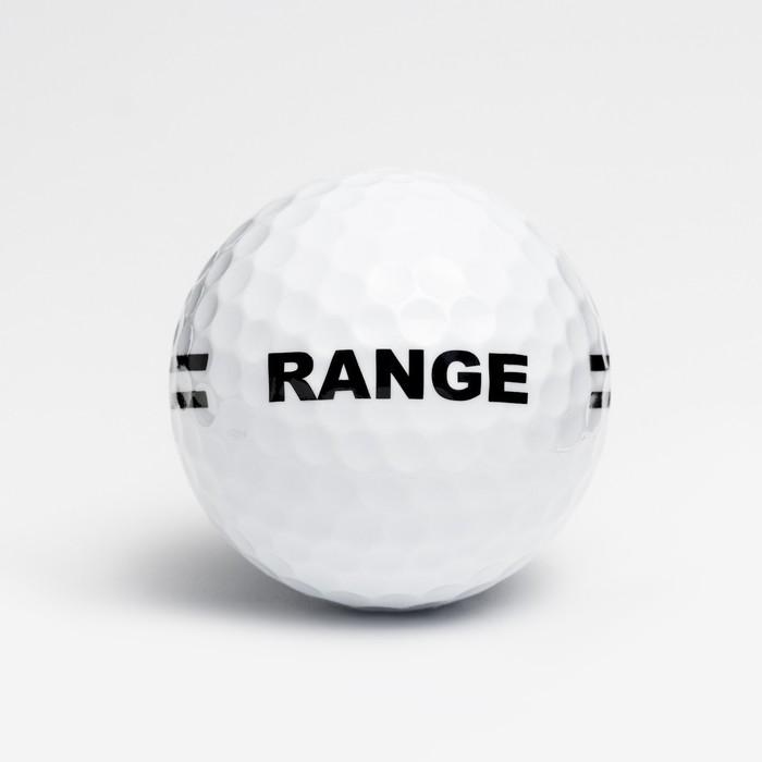 Мяч для гольфа PGM "Range", двухкомпонентный, d-4.3, белый - Фото 1