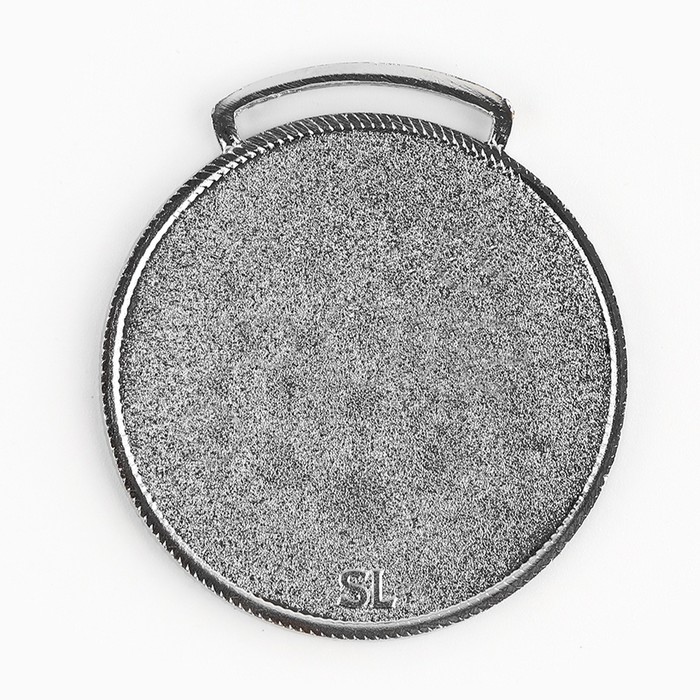 Медаль тематическая 191 "Шахматы" диам 4.5 см. Цвет сер. Без ленты - фото 1907827085