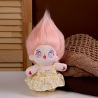 Кукла «Идол», розовые волосы, в жёлтом платье - фото 68799139