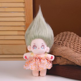 Кукла «Идол», зелёные волосы, в розовом платье