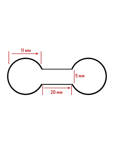Ценникодержатель-наклейка в рулоне 500 шт., 4,2×1,1×0,1 см, цвет бежевый