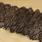 Кружево реснички, 190 мм, 3±0.5 м, чёрное - Фото 3