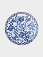 Доска разделочная сувенирная Дарим Красиво «Гжельская роспись», дерево, 25.5 см, круглая, голубая - Фото 3